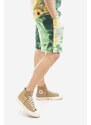 Bavlněné šortky CLOT Badge Shorts CLSRS50016-GREEN zelená barva
