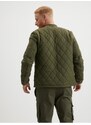 Khaki pánský prošívaný bomber Jack & Jones Keen - Pánské