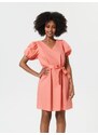 Sinsay - Rozšířené mini šaty - oranžová