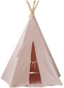 Moi Mili Růžový bavlněný teepee stan Navajo 170 x 130 cm