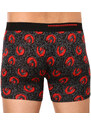 Pánské boxerky 69SLAM fit bamboo dragon dots colton (MPBDDS-BB)