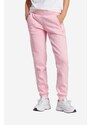 Tepláky adidas Originals růžová barva, hladké, IA6455-pink