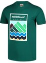 Nordblanc Zelené pánské bavlněné tričko COLOUR