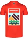 Nordblanc Oranžové pánské bavlněné tričko COLOUR