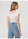 Sinsay - Vzorovaný crop top - vícebarevná