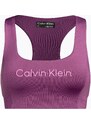 Fitness podprsenka Calvin Klein Medium Support VAE amethyst