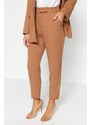 Trendyol Camel Blazer Jacket-Pants Woven Bottom-Top Suit