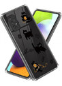 Pouzdro MFashion Samsung Galaxy A33 5G - průhledné - Kočky