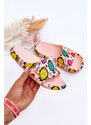 Kesi Dětské lehké pěnové pantofle Lion Motiv Pink Esther
