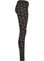 URBAN CLASSICS Ladies Soft AOP Leggings - blackpeace