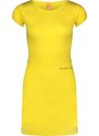 Nordblanc Žluté dámské šaty WAISTLINE