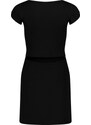Nordblanc Černé dámské šaty WAISTLINE