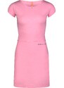 Nordblanc Růžové dámské šaty WAISTLINE