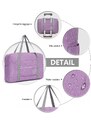 KONO skládací voděodolná cestovní taška - 20L - fialová