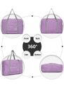 KONO skládací voděodolná cestovní taška - 20L - fialová