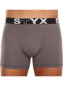 3PACK pánské boxerky Styx long sportovní guma vícebarevné (3U10137)