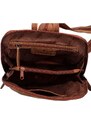 Stylový kožený batoh Green Wood Danter, sandal