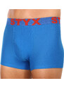 3PACK pánské boxerky Styx sportovní guma modré (3G1167)