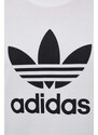 Bavlněné tričko adidas Originals bílá barva, s potiskem