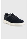 Semišové sneakers boty Tommy Hilfiger CORE HILFIGER SUEDE tmavomodrá barva, FM0FM04592