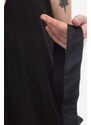 Bavlněné šaty Rick Owens Island Tank černá barva, mini, DS01B7112.B.BLACK-Black
