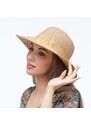 KRUMLOVANKA Letní dámský klobouk barva camel Fa-43492