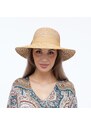 KRUMLOVANKA Letní dámský klobouk barva camel Fa-43492