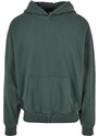URBAN CLASSICS Heavy Terry Garment Dye Hoody - bottlegreen