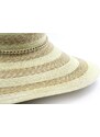 Dámský slaměný klobouk s velkou krempou - Marone