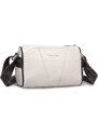 Miss Lulu Kabelka crossbody kožená white