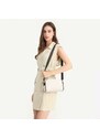 Miss Lulu Kabelka crossbody kožená white