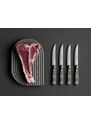 Nože na steaky CLASSIC COLOUR, sada 3 ks, 12 cm, sametově ústřicová, Wüsthof