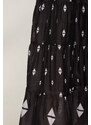 MONNARI Woman's Midi Skirts Patterned Women's Midi Skirt Multi Black