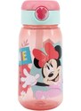 Stor Plastová láhev na pití s brčkem a víčkem Minnie Mouse - 510 ml