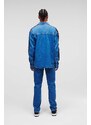 Džínová košile Karl Lagerfeld Jeans pánská, relaxed, s klasickým límcem
