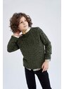 DEFACTO Boy Regular Chino Crew Neck Pullover