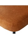 Hoorns Karamelově hnědá čalouněná jídelní židle Siti