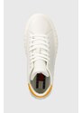 Kožené sneakers boty Tommy Jeans TJW NEW CUPSOLE LEATHER bílá barva, EN0EN02213