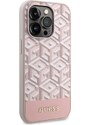 Ochranný kryt pro iPhone 14 Pro MAX - Guess, G Cube MagSafe Pink