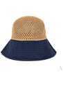 Art of Polo Tmavě modro-béžový klobouk z bavlny Varese