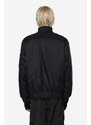 Nepromokavá bunda Rains černá barva, přechodná, oversize, 15530.-BLACK