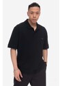 Neil Barrett Polo tričko Neil Barett černá barva, s aplikací, PBJT143.U500-3158