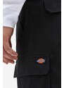 Bavlněné kalhoty Dickies černá barva, ve střihu cargo, DK0A4XDUBLK-BLACK