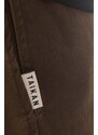Bavlněné šortky Taikan hnědá barva, TS0002.BRN-BRN