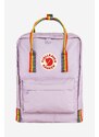 Batoh Fjallraven Kanken Rainbow fialová barva, malý, s aplikací, F23620.457.907-907