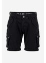 Kraťasy Alpha Industries Combat pánské, černá barva, 116210.03-black