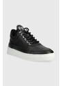 Kožené sneakers boty Filling Pieces Low Top Crumbs černá barva, 10127541861