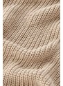 Bavlněný svetr Woolrich Natural Dyeing béžová barva, CFWWKN0211FRUF0670-8743