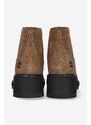Semišové boty Timberland Kori Park 6 dámské, hnědá barva, na podpatku, A2KXW-BROWN