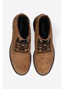 Semišové boty Timberland Kori Park 6 dámské, hnědá barva, na podpatku, A2KXW-BROWN